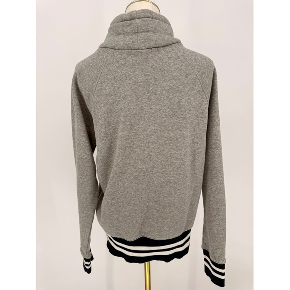 EVEREVE Women's Gray Cowl Neck Sweatshirt Pullover M Ribbed Cuffs Casual - Picture 5 of 6